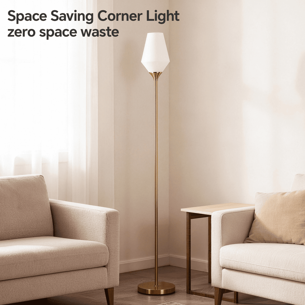 Cozylumi™ Gold Floor Lamp, 69" Standing Lamps for Living Room 3 Color Dimmable Tall