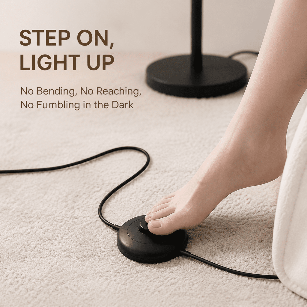 Cozylumi™ Coliware Arc Floor Lamp with Acrylic Lampshade, Modern Tall Standing Lamp
