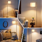 Cozylumi™ Vesteel Floor Lamp, Standing Lamp with 3 Color Temperatures & Lampshade, Arch