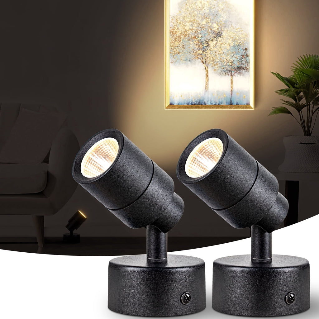 Cozylumi™ SUNVIELED Spotlights Indoor, 3W Up Light Floor Lamps, 3000K Accent Lighting