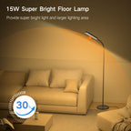 Cozylumi™ LED Floor Lamp for Living Room, Dimmable Reading Lamp with Remote and Touch