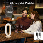 Cozylumi™ Madison Small Table Lamp, Touch Lamps for Bedroom, LED Rechargeable Lamp