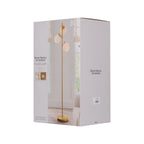 Cozylumi™ 3-Globe Freestanding Floor Lamp, 65 in, Frosted Glass Shades, Foot Switch