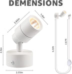 Cozylumi™ SUNVIELED Uplights for Indoor Use, Warm White Floor Spotlight Lamp, 120V