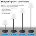 Cozylumi™ Postlucky 56" Solar LED Floor Lamp Dimmable with Remote Control, RGB Color