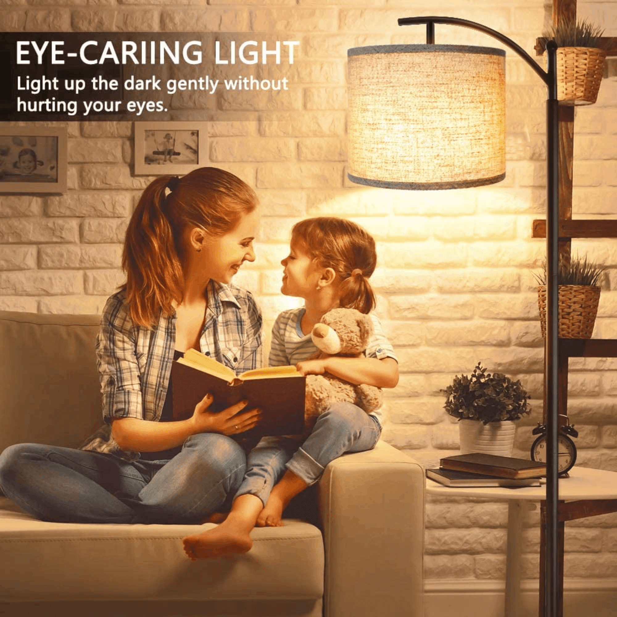 Cozylumi™ HadinEEon Floor Lamp, Standing Lamp Tall with Remote Control for Living Room