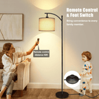 Cozylumi™ HadinEEon Floor Lamp, Standing Lamp Tall with Remote Control for Living Room