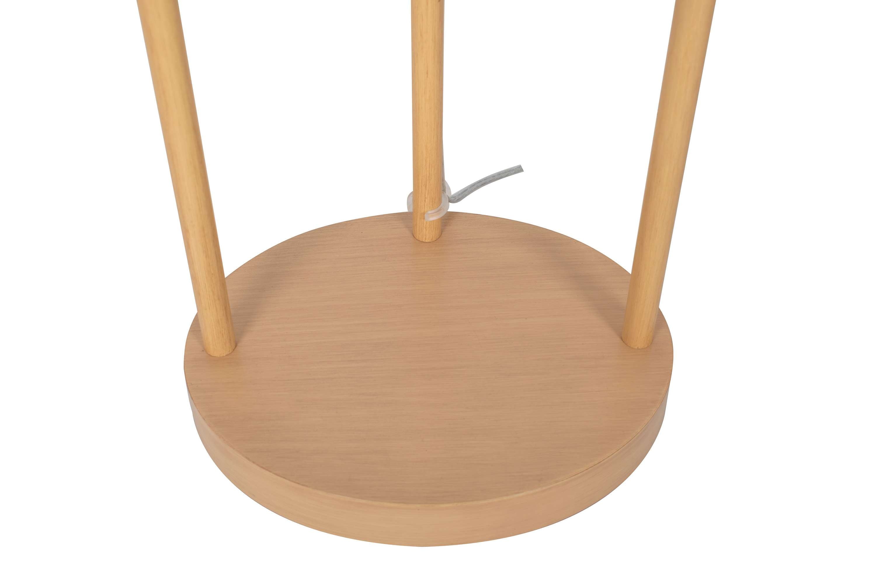 Cozylumi™ 62 in Farmhouse Light Wood Floor Lamp
