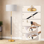 Cozylumi™ 65 inch Mid-Century Modern Floor Lamps for Living Room, Retro Floor Lamps