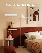 Cozylumi™ Govee Lantern Floor Lamp, Halo Gradient RGBIC Smart Corner Lamp with