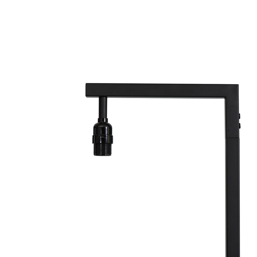 Cozylumi™ Contemporary Metal 62in Floor Lamp with on/off Foot Switch, Black