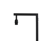 Cozylumi™ Contemporary Metal 62in Floor Lamp with on/off Foot Switch, Black