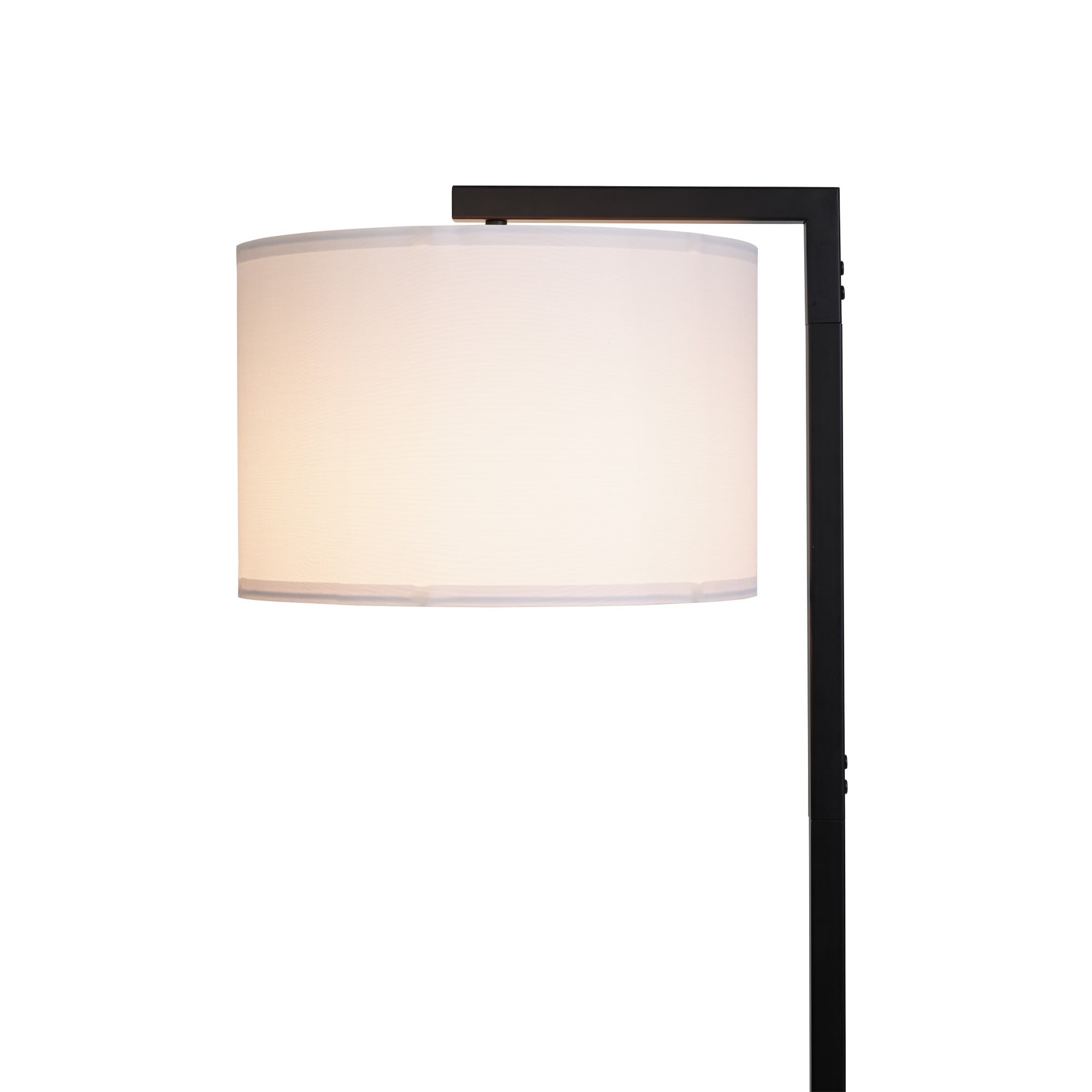 Cozylumi™ Contemporary Metal 62in Floor Lamp with on/off Foot Switch, Black