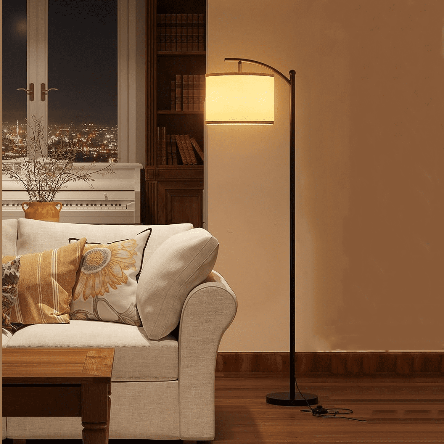 Cozylumi™ Floor Lamp for Living Room with 3 Color Temperatures, standing lamp with