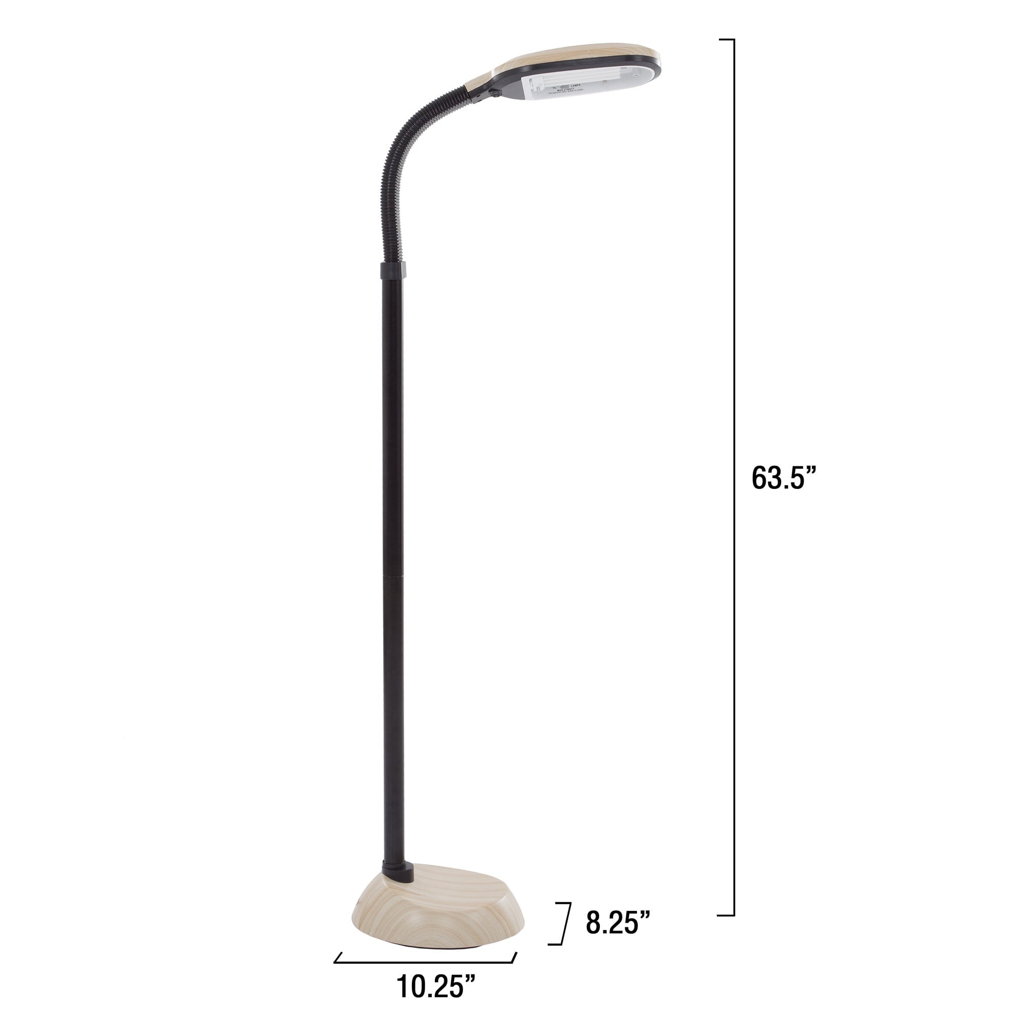 Cozylumi™ Adjustable Floor Lamp for Bedroom with Bendable Neck - Full Spectrum Natural