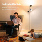 Cozylumi™ BedLuxury Tree Floor Lamp With Remote & Touch Control - 3 Lights, Modern