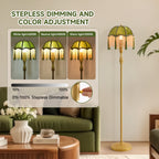 Cozylumi™ Retro tassel floor lamp with adjustable light simple upright metal base LED