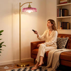 Cozylumi™ 68in Gold Floor Lamp for Living Room Mid Century Modern Standing Lamp with