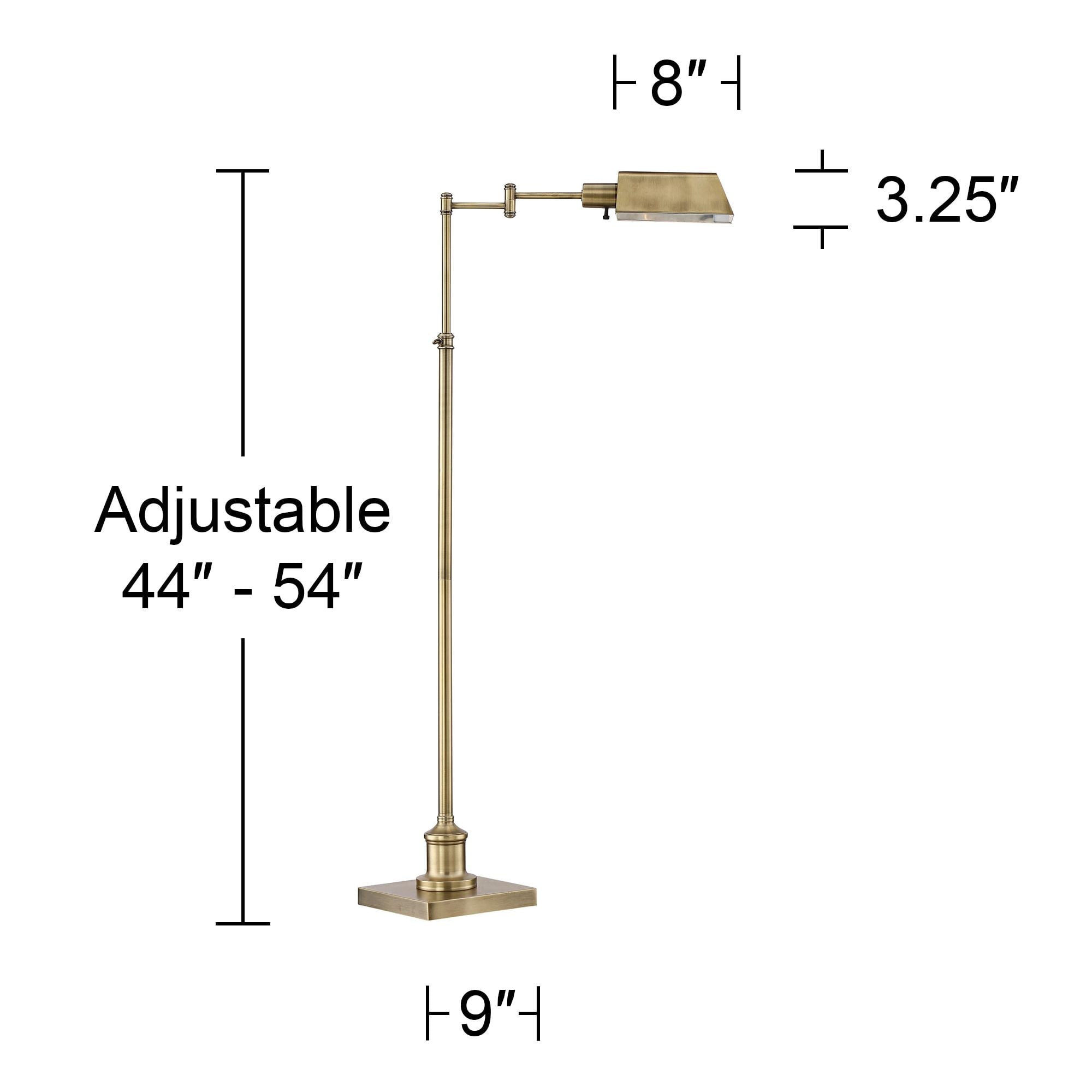 Cozylumi™ Jenson Swing Floor Lamp, Brass