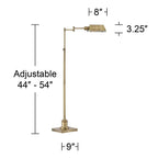 Cozylumi™ Jenson Swing Floor Lamp, Brass