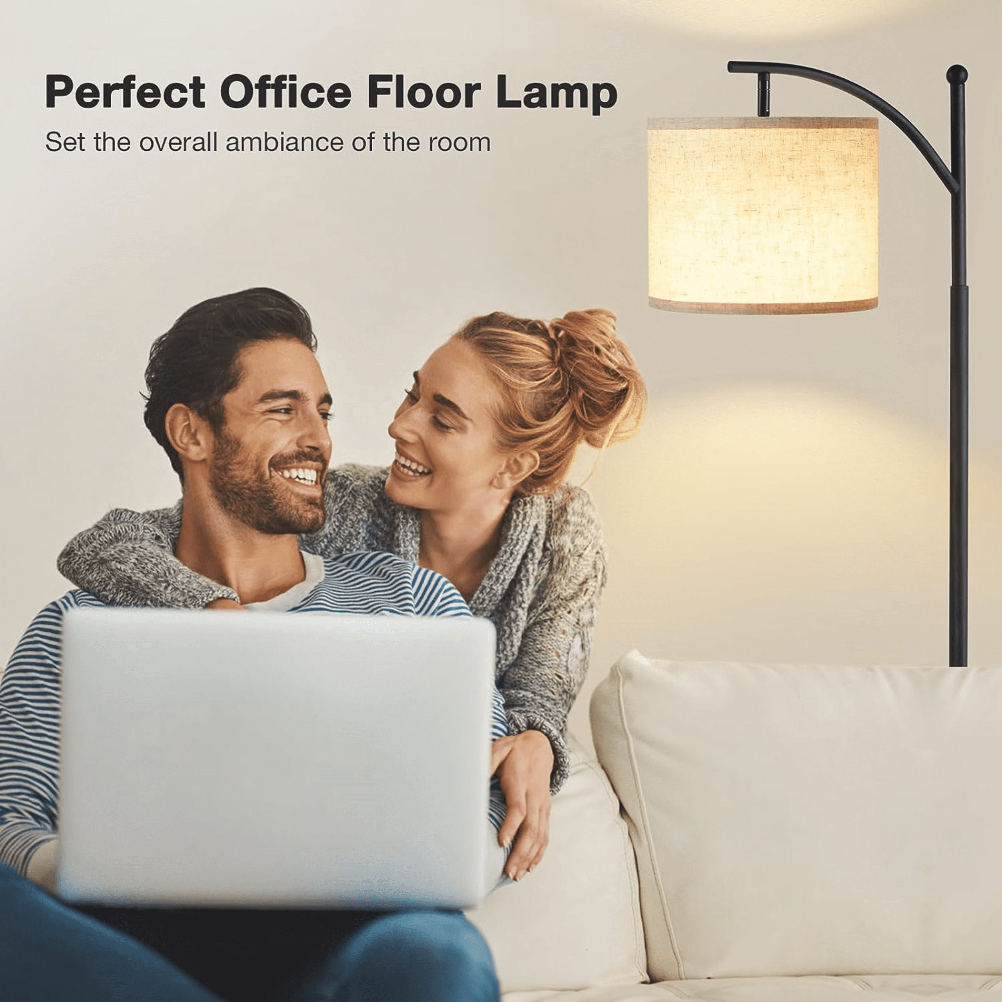 Cozylumi™ HadinEEon Floor Lamp, Standing Lamp Tall with Remote Control for Living Room