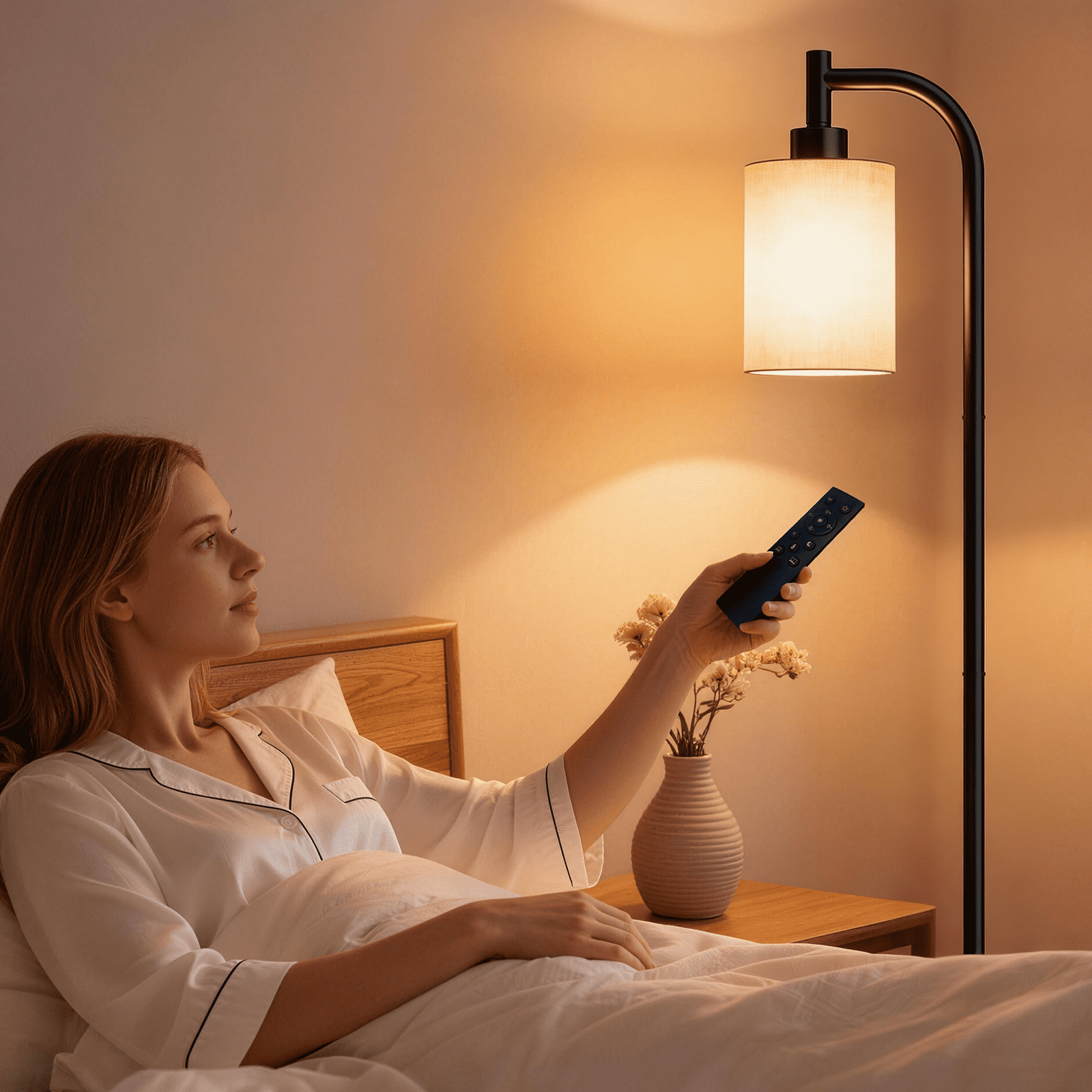 Cozylumi™ Floor Lamps for Living Room,3-Way Dimmable Standing Lamps with White