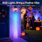 Cozylumi™ 61'' RGBIC LED Floor Lamp, 1800 LM Color Changing Lighting Modern Tall Lamp