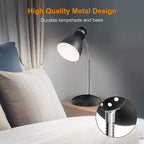 Cozylumi™ Metal Desk Lamp, Adjustable Gooseneck Reading Lamp for Home, Office, Bedroom