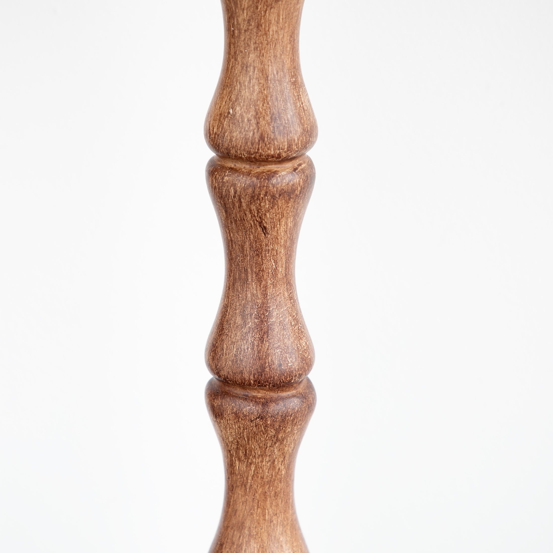 Cozylumi™ 62" Farmhouse Floor Lamp for Living Room,Wood Grain Brown Standing Lamp for