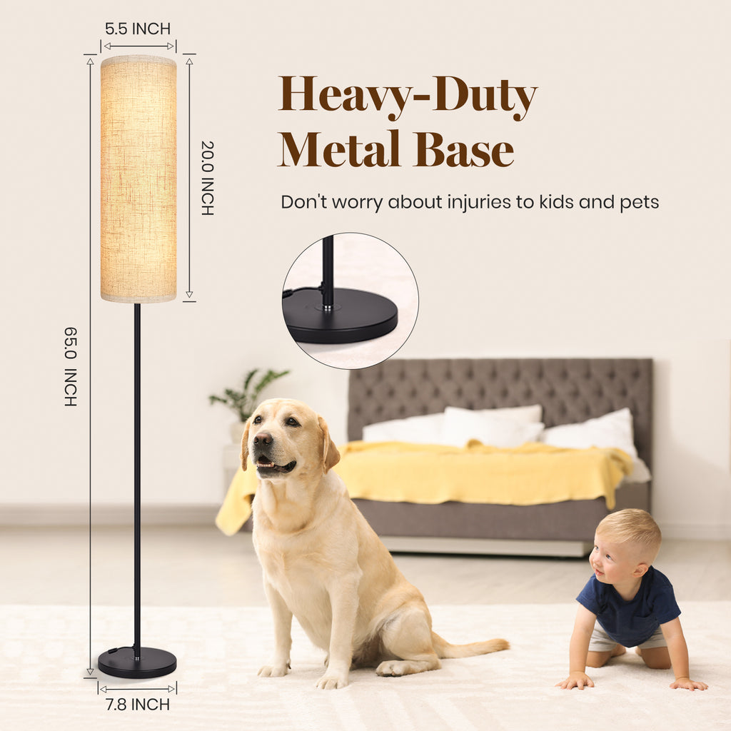 Cozylumi™ Floor Lamp for Bedroom Living Room Office with Remote Control Modern Living