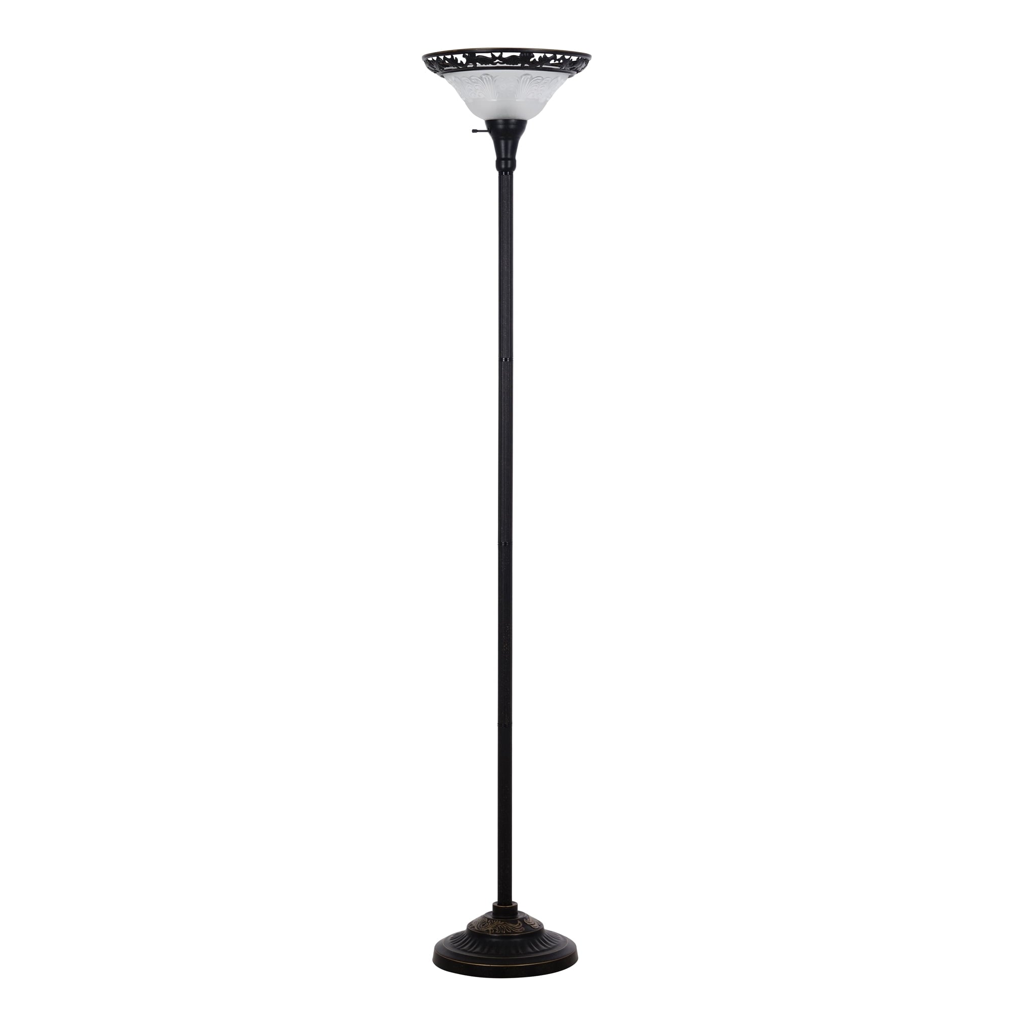 Cozylumi™ Traditional Bronze Victorian Floor Lamp 70"