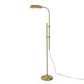 Cozylumi™ 1-Light Modern Adjustable Brass Floor Lamp Gold