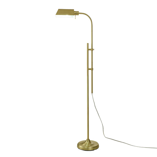 Cozylumi™ 1-Light Modern Adjustable Brass Floor Lamp Gold