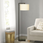 Cozylumi™ Contemporary Metal 62in Floor Lamp with on/off Foot Switch, Black