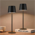 Cozylumi™ Modern Black LED Desk Lamps 2-Pack, Adjustable Height, Touch Dimmable