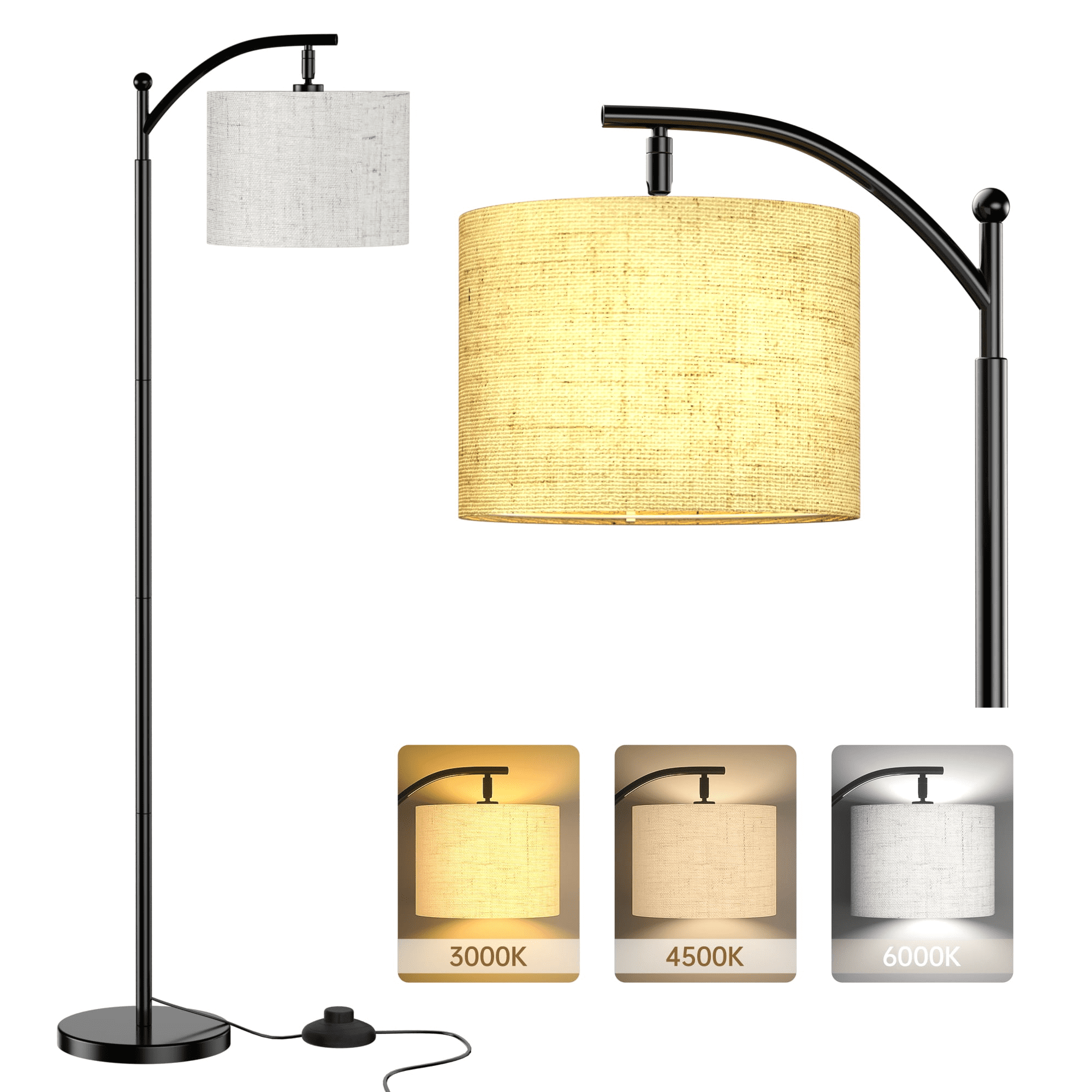 Cozylumi™ HadinEEon Floor Lamp, Standing Lamp Tall with Remote Control for Living Room
