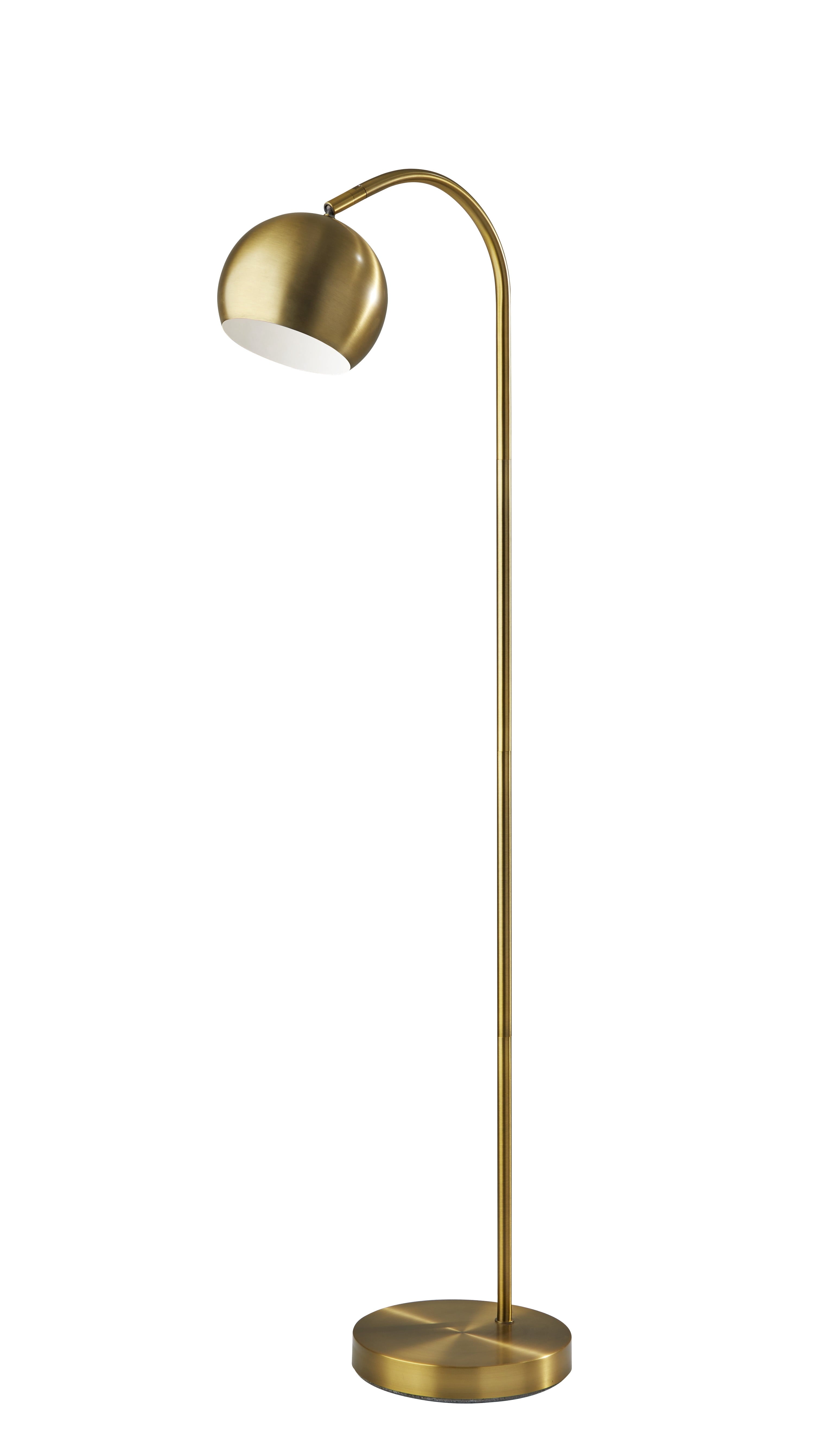 Cozylumi™ Emerson Floor Lamp with Antique Brass Finish