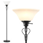 Cozylumi™ Floor Lamp for Living Room,70in Black Standing Lamps with Sturdy Metal Base