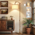 Cozylumi™ Floor Lamp for Living Room - 69" Rustic Farmhouse Tree Trunk Tall Lamp