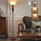 Cozylumi™ 70" Floor Lamp with NightLight - Victorian Style Standing Lamp for Living