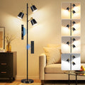 Cozylumi™ Tree Floor Lamp with 3 Adjustable Rotating Lights, Standing Tall Pole Lamps