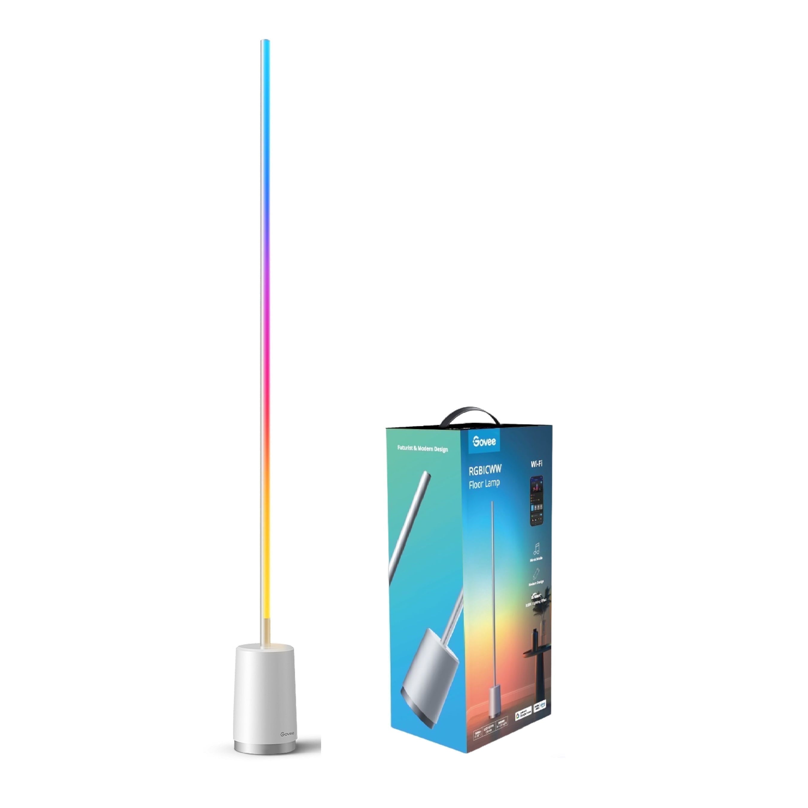 Cozylumi™ Govee RGBICWW Floor Lamp Modern - Dimmable LED, Music Sync, Remote, Smart