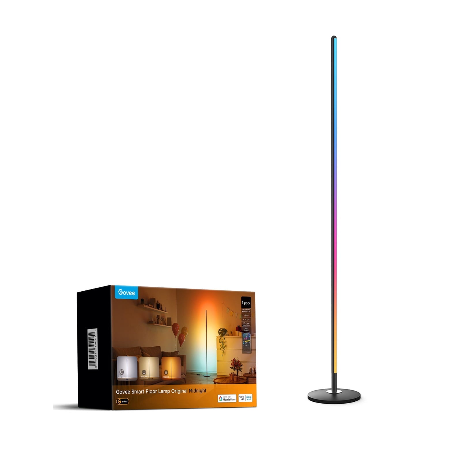 Cozylumi™ Govee Smart RGBICW Floor Lamp