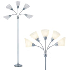 Cozylumi™ HonoDing Adjustable Gooseneck Floor Lamp with Matte White Acrylic Shade, 68