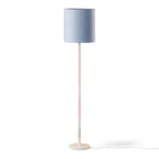 Cozylumi™ Kids Iridescent Floor Lamp with Aqua Fabric Shade