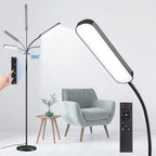 Cozylumi™ LED Floor Lamp for Living Room, Dimmable Reading Lamp with Remote and Touch