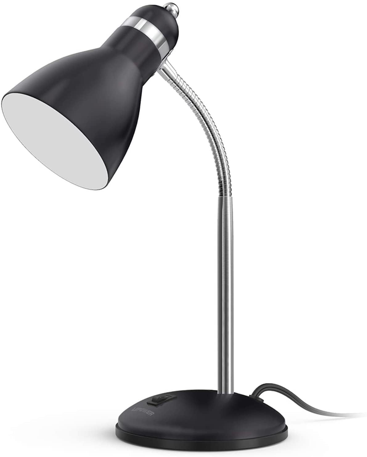 Cozylumi™ Metal Desk Lamp, Adjustable Gooseneck Reading Lamp for Home, Office, Bedroom