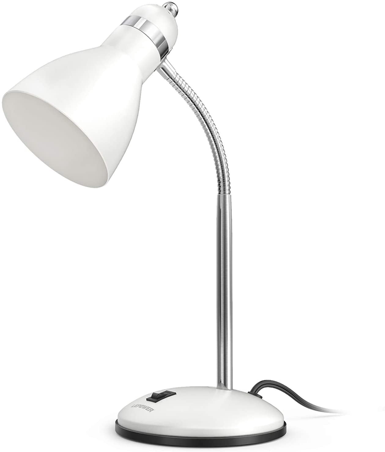 Cozylumi™ Metal Desk Lamp, Adjustable Gooseneck Reading Lamp for Home, Office, Bedroom