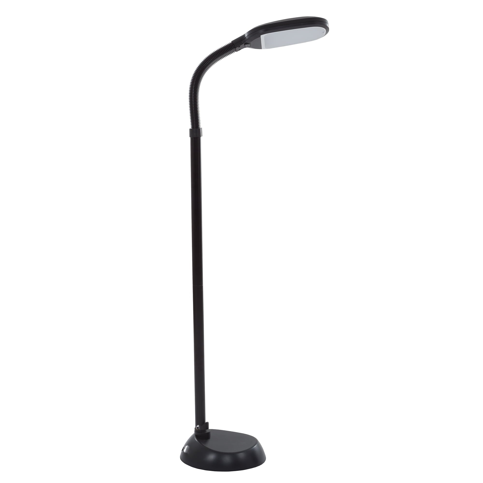 Cozylumi™ Natural Sunlight LED Floor Lamp with Bendable Neck 60 Inch Black