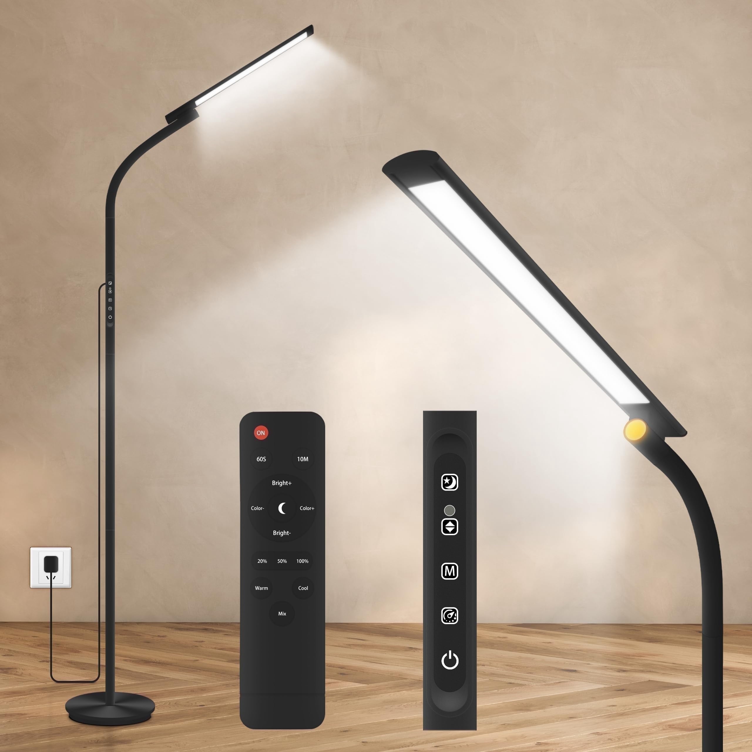 Cozylumi™ Sthmolepy Light Therapy Lamp,10000 Lux Happy Therapy Light, Floor Sun Therapy